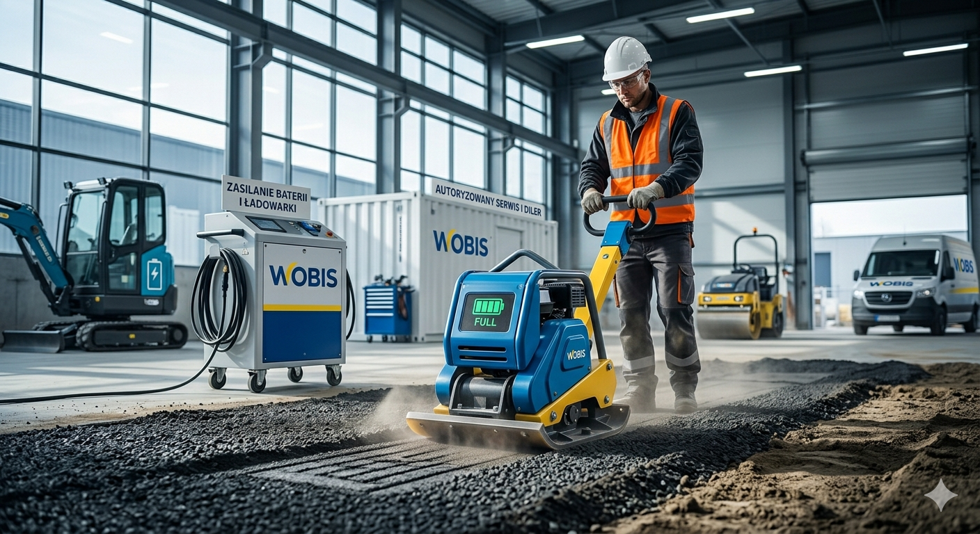 Zielona moc na budowie Maszyny akumulatorowe i E-napędy. Rewolucja bezemisyjna w technologii zagęszczania